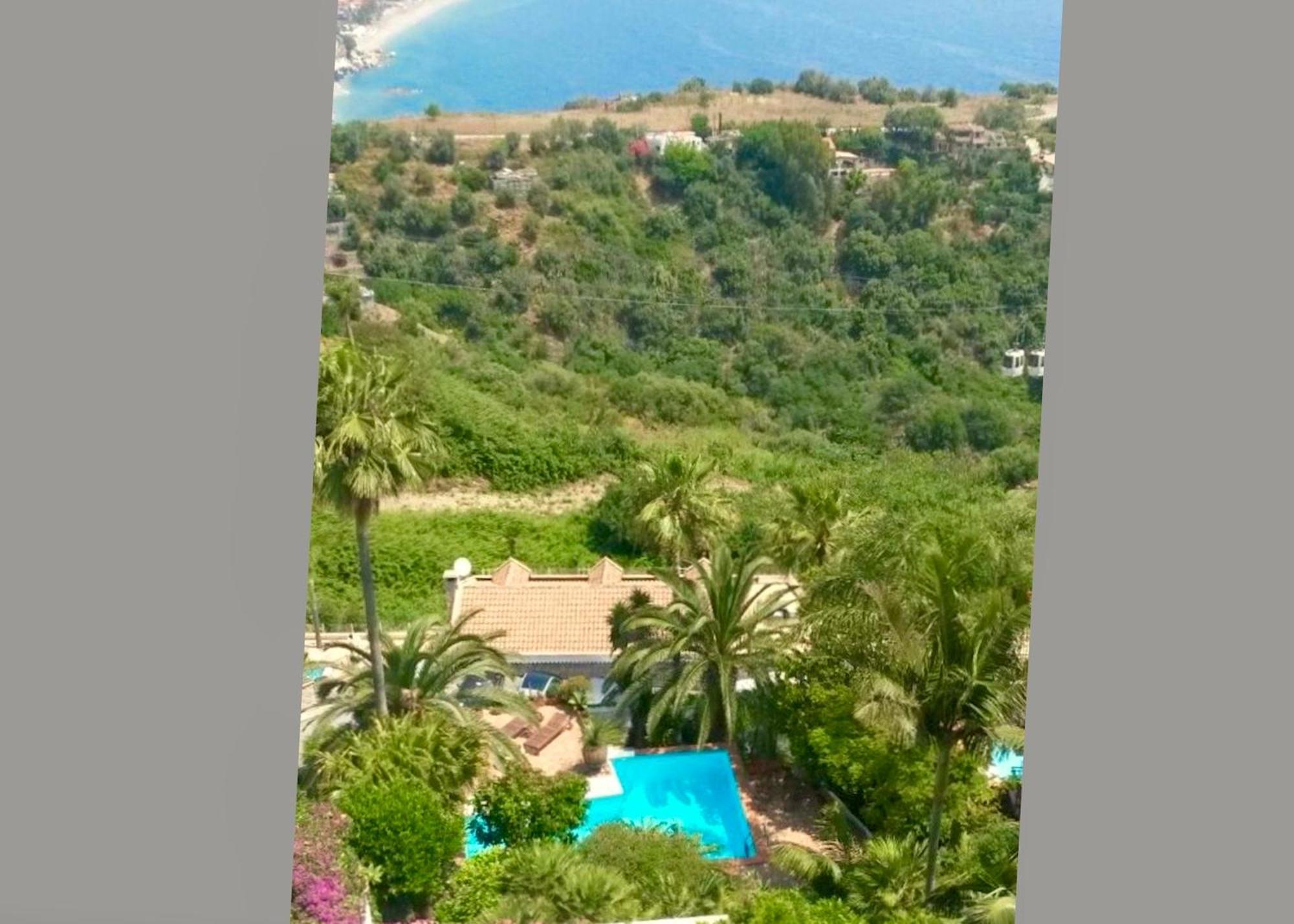 Villa Lou Taormina Private Villa With Panoramic Sea View Pool Exterior photo